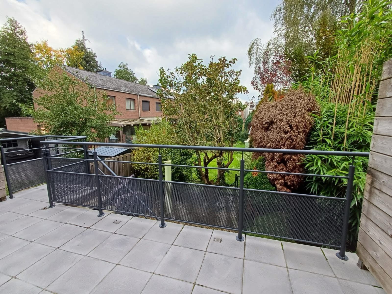 garde corps acier terrasse 