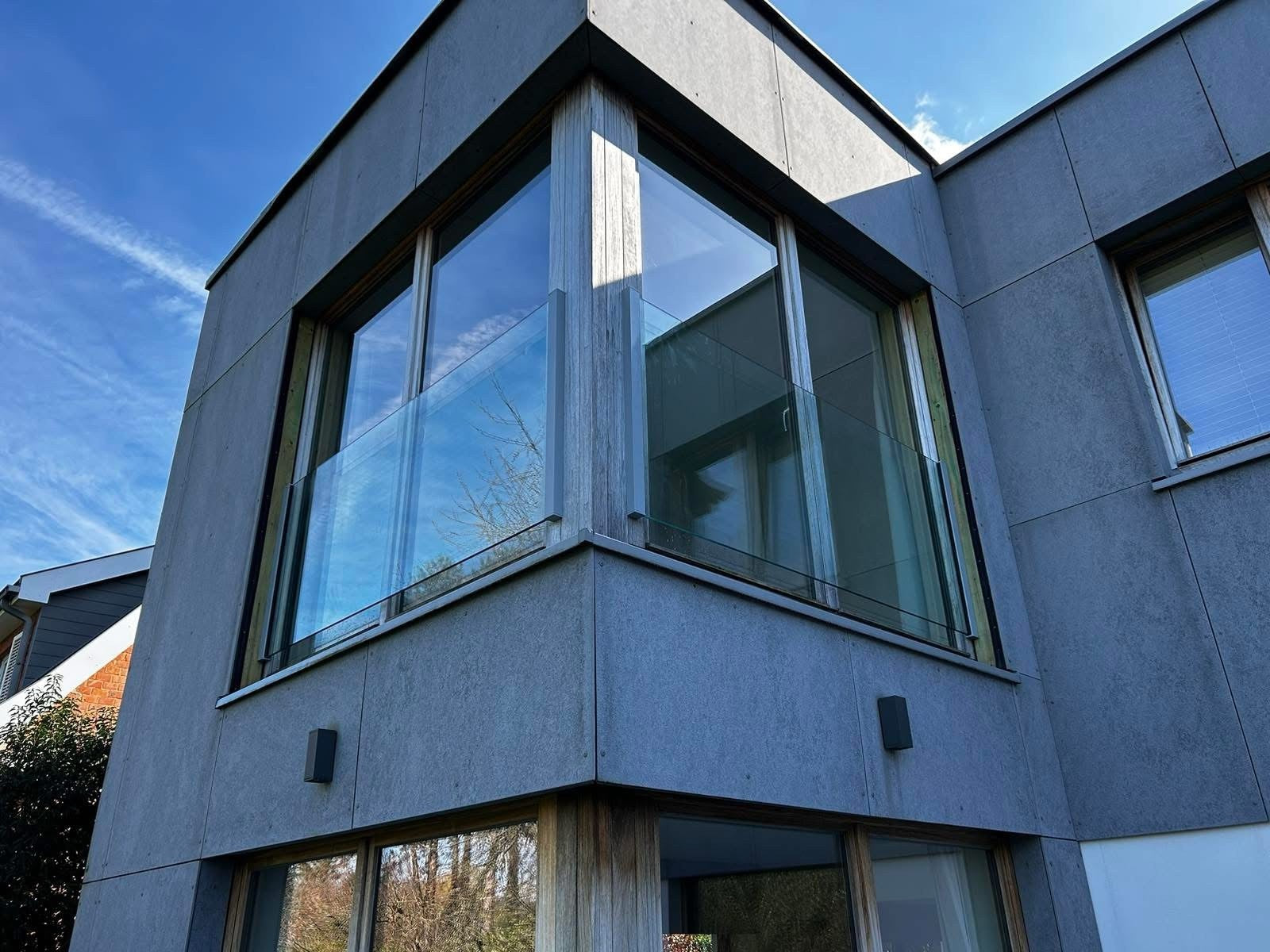 garde corps en verre 